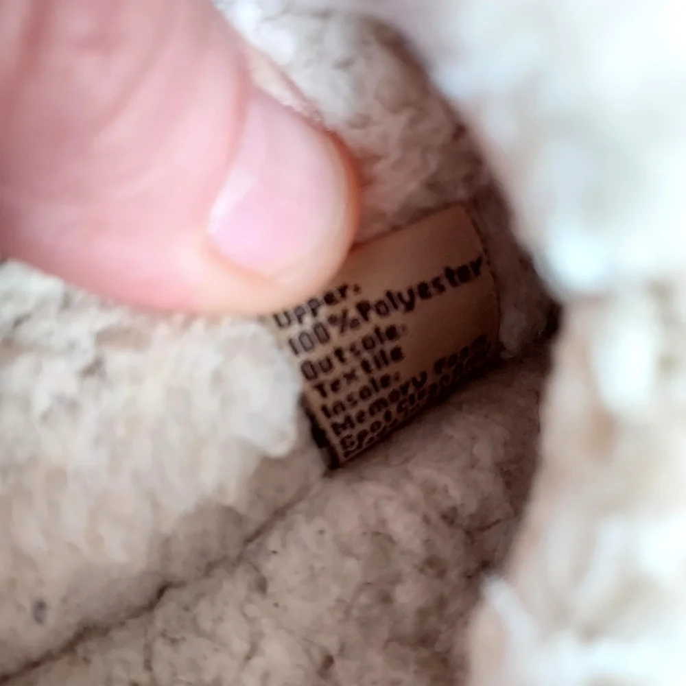 Sherpa lined Indoor Outdoor House shoes slippers XL Grandpacore Cabincore Winter